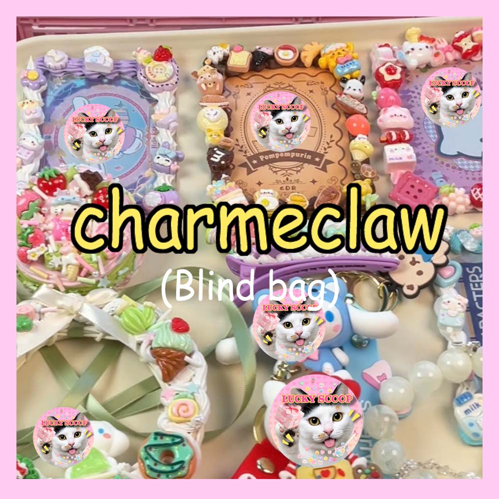 Lucky Scoop Blind bag diy – Handmade Cream Glue Blind Charm | Phone Case, Card Sleeve & Keychain Pendant
